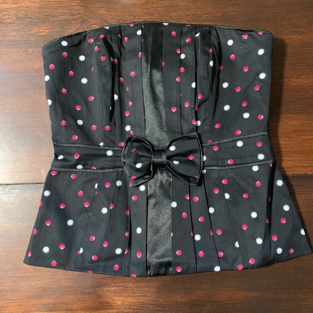 White House Black Market strapless top